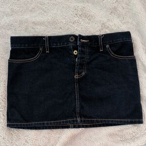 Vintage Luella Dark Denim Mini Skirt